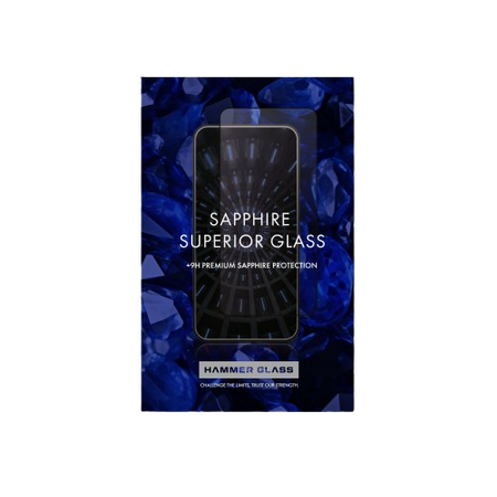 Szkło szafirowe 100% szafir Hammer Glass do iPhone 13 Pro Max/ 14 Plus, twardość 9H+